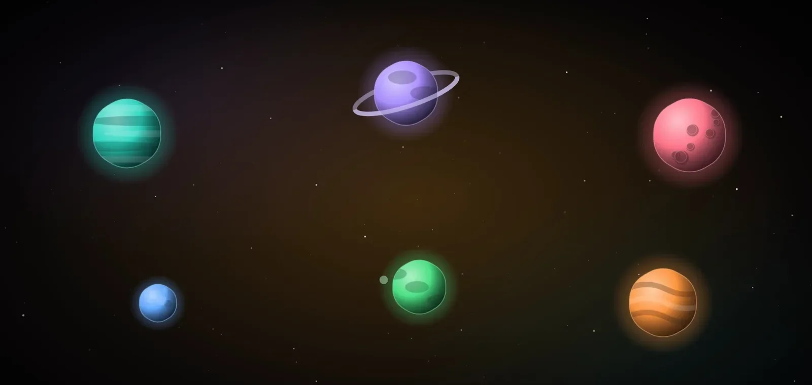 AI services drawn as separate planets